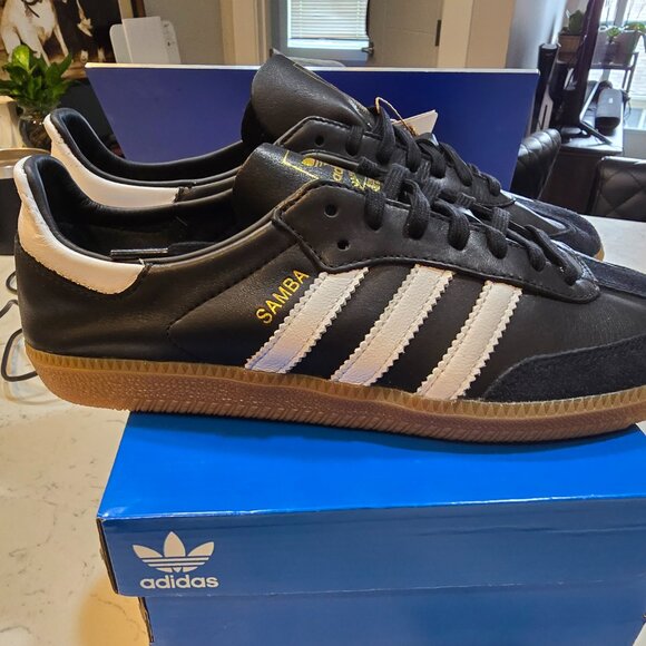 BRAND NEW Adidas Samba Decon 'Black White Gum' IF0641 US SIZE 10 NEW - Picture 5 of 14